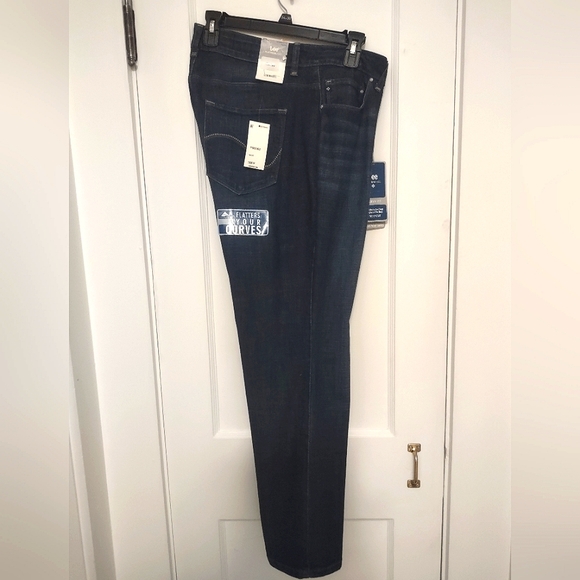 Lee Platinum Blue Jeans Boot Cut 16W Petite - Picture 4 of 16